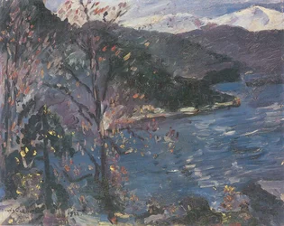Walchensee in autunno